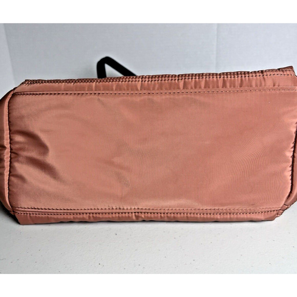 Steve Madden Large Quilted Tote Bag Purse Logo Pink Blush & Accessory Bag - Picture 13 of 16